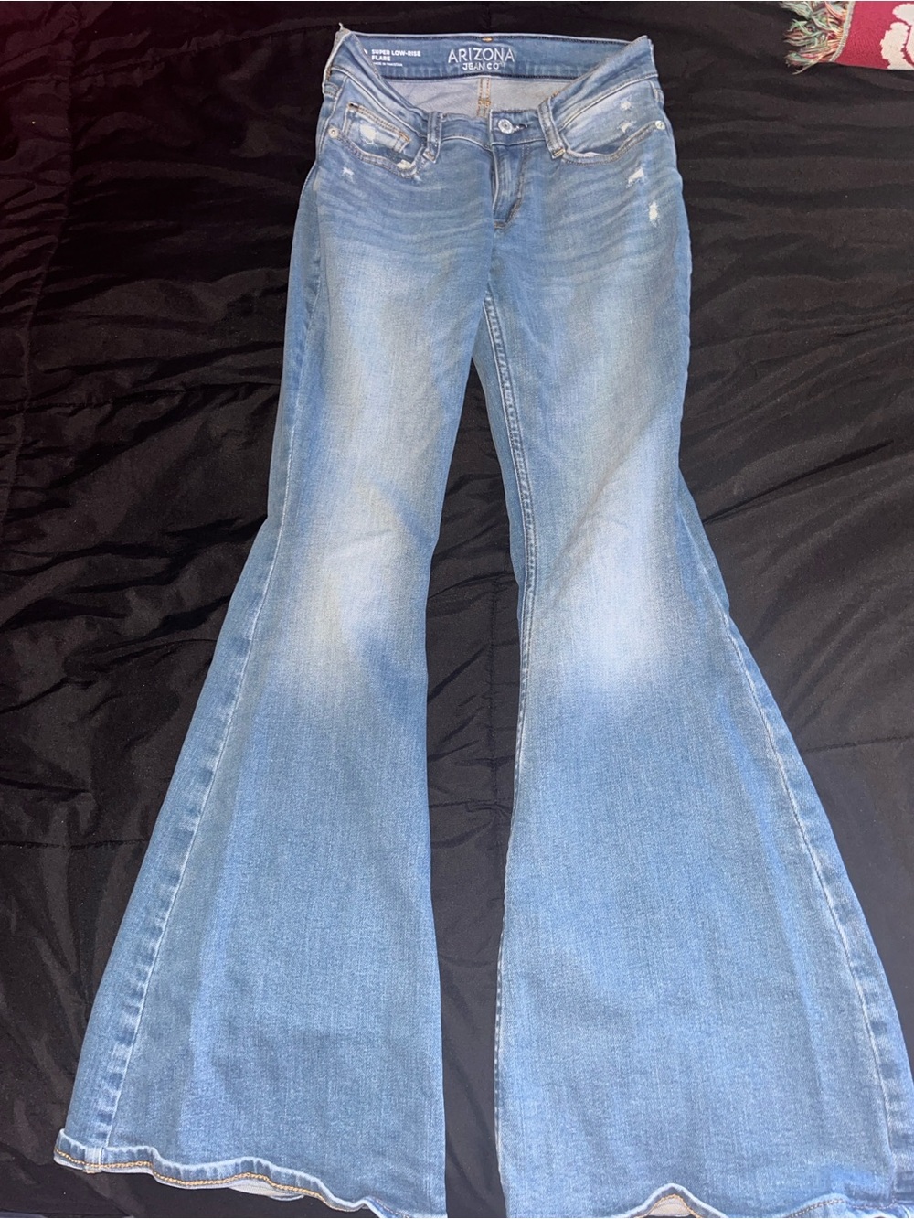 ARIZONA JEAN CO Super Low Rise Flare
